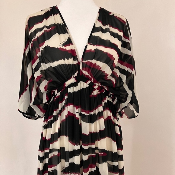 NEW H&M TRANSPARENT ZEBRA PRINT MAXI - Picture 13 of 14